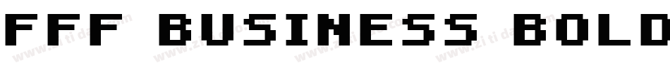 FFF Business Bold Extended字体转换